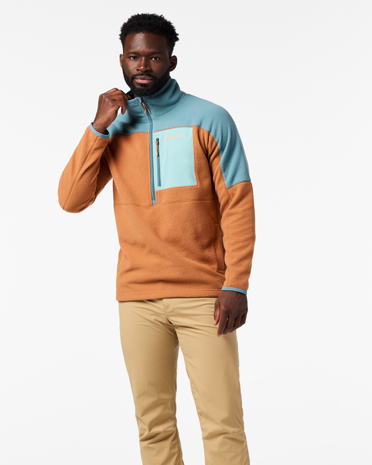 Abrazo Fleece Half-Zip Jacket - Men's - Everglade/Whiskey - US 3131