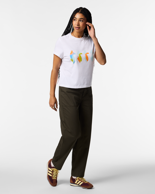 Cuatro Bitmap T-Shirt - Women's - White - US 5800