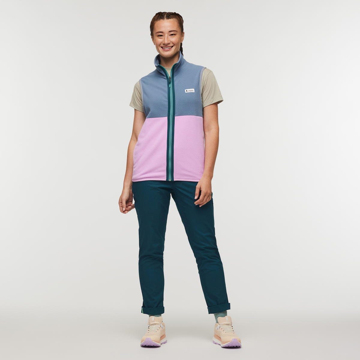 Amado Fleece Vest - Women's - Tempest/Orchid Bloom - US 3253