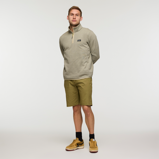 Envo Fleece Quarter-Zip Pullover - Men's - Heather Pebble - US 9192