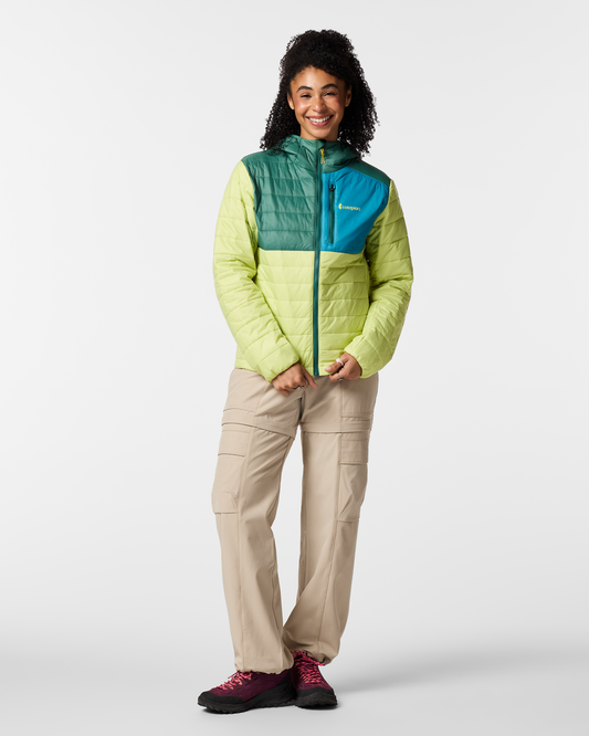Acodo Insulated Hooded Jacket - Women's - Juniper/Firefly - US 9252