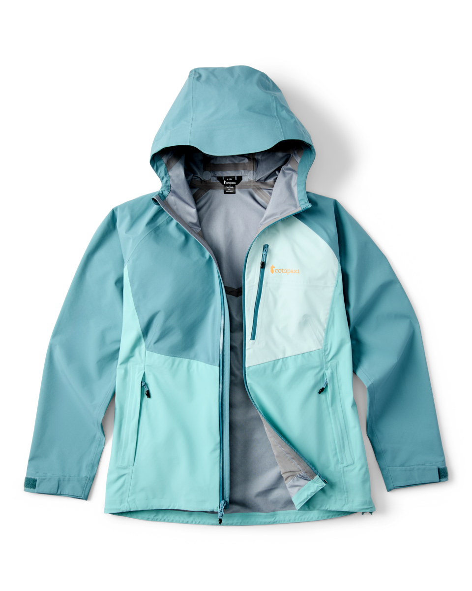 Impermeo 3L Hooded Shell Jacket - Women's - Everglade/Tide Pool - US 9271