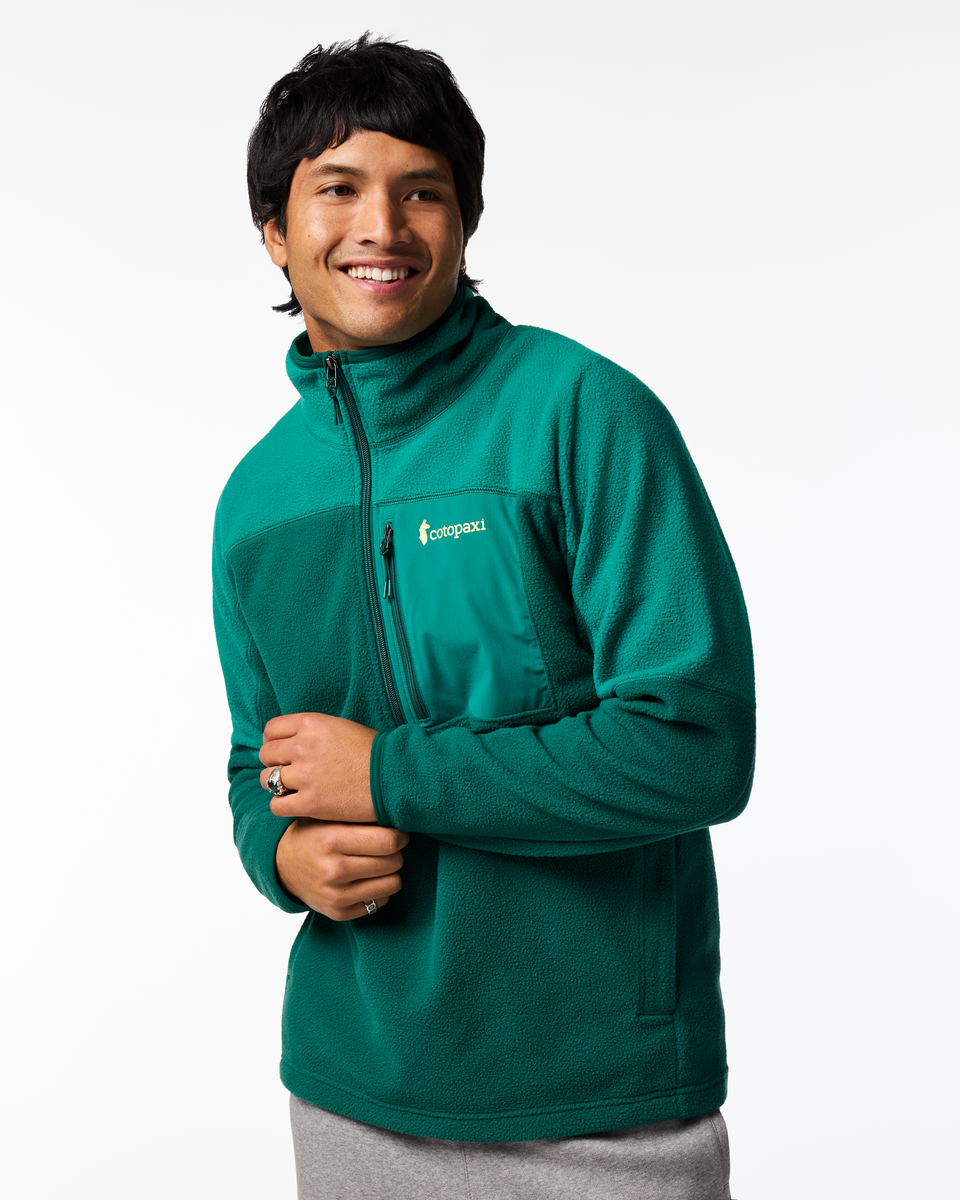 Abrazo Fleece Half-Zip Jacket - Men's - Malachite/Kale - US 4616