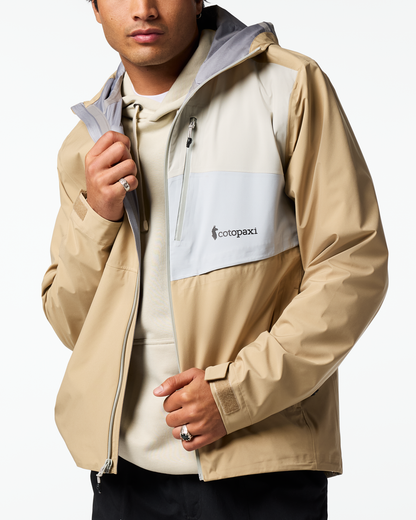 Impermeo 3L Hooded Shell Jacket - Men's - Khaki - US 9812