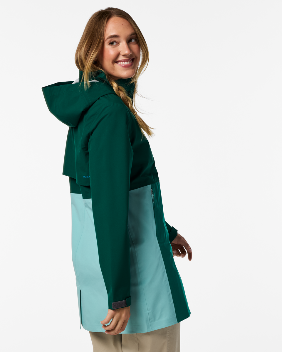 Cielo Rain Trench - Women's - Kale/Malachite - US 8523