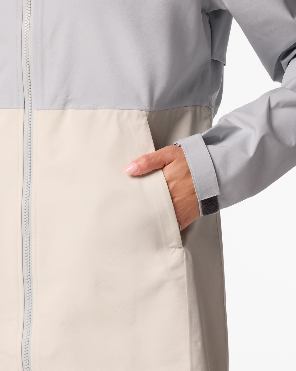 Cielo Rain Trench - Women's - Vapor/Chalk - US 4296