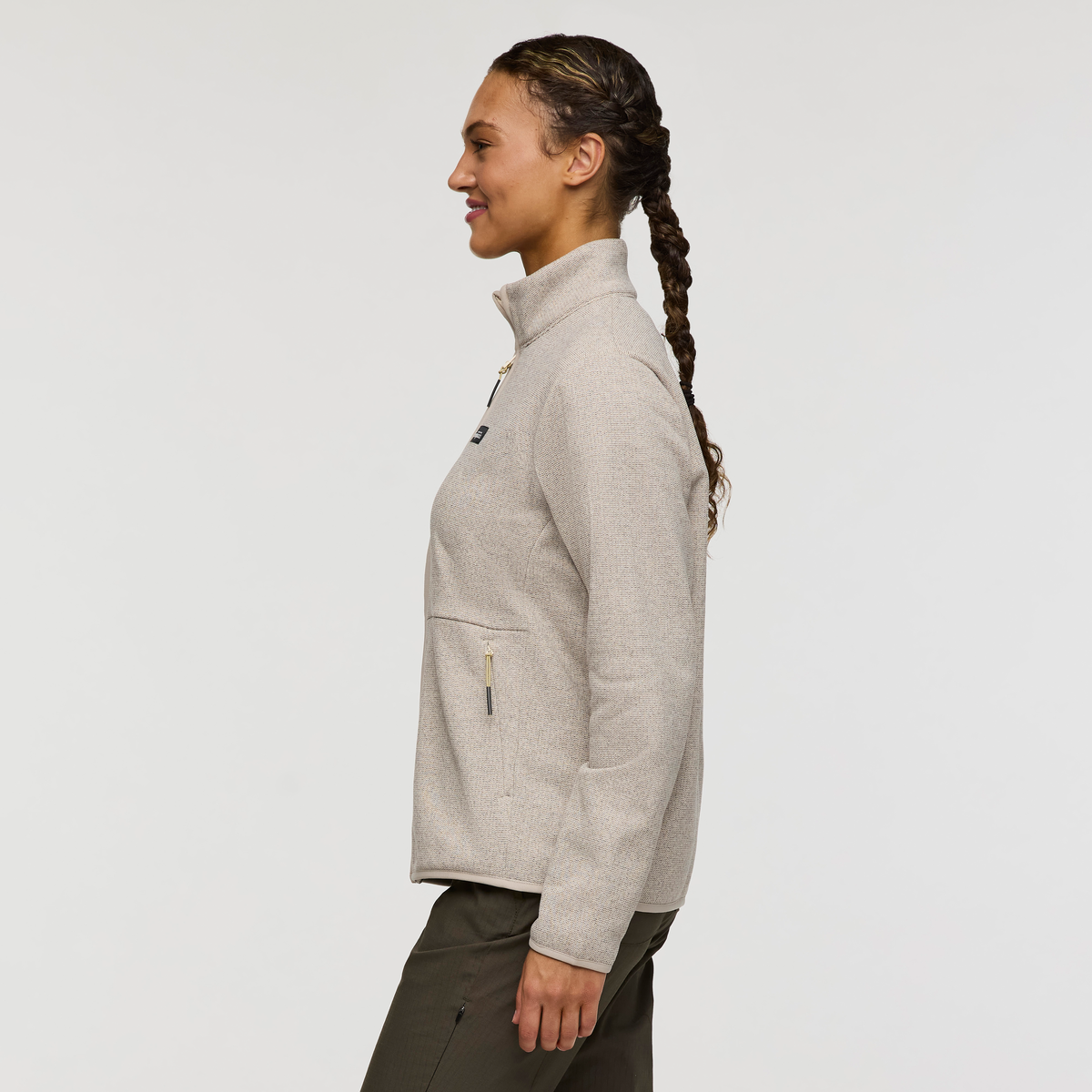 Envo Fleece Full-Zip Jacket - Women's - Heather Cream - US 8139