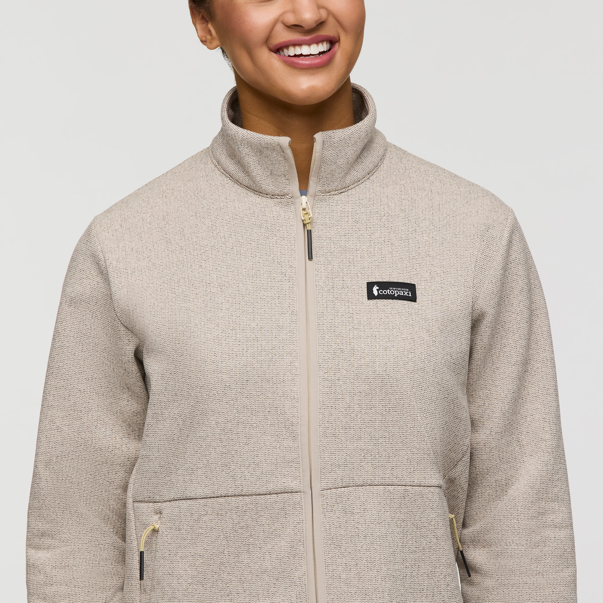 Envo Fleece Full-Zip Jacket - Women's - Heather Cream - US 8139