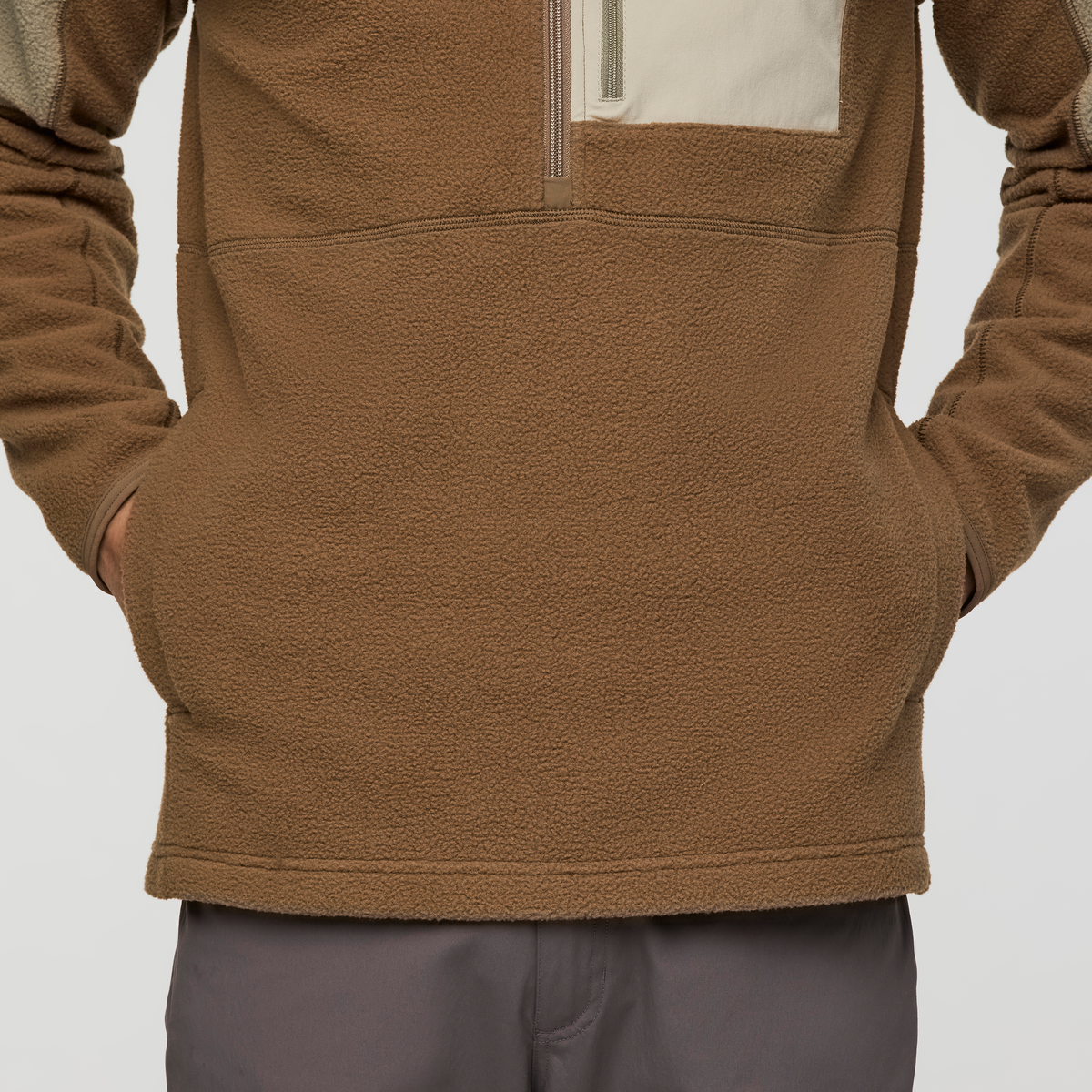 Abrazo Fleece Half-Zip Jacket - Men's - Stone/Dune - US 2703