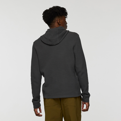 Atajo Long-Sleeve Waffle Hoodie - Men's - Charcoal - US 4743