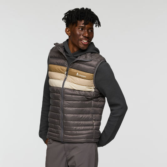 Fuego Down Vest - Men's - Cinder Stripes - US 9770