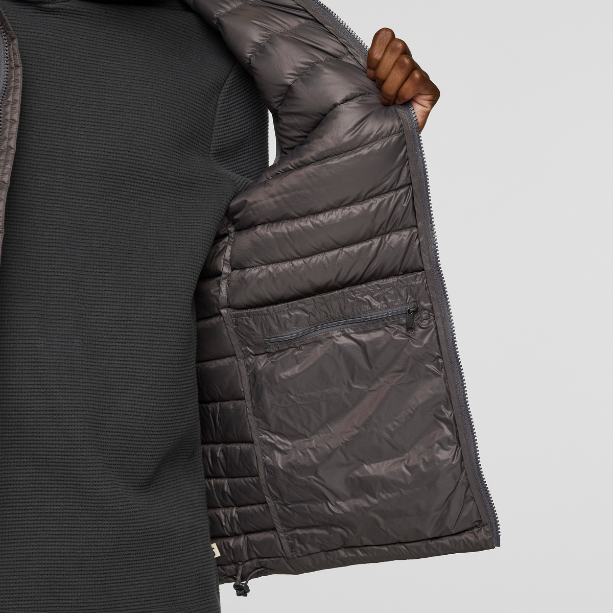 Fuego Down Vest - Men's - Cinder Stripes - US 9770