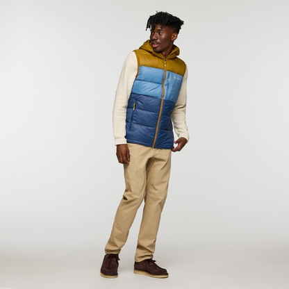 Fuego Max Down Vest - Men's - Bronze/Deep Sea - US 2236