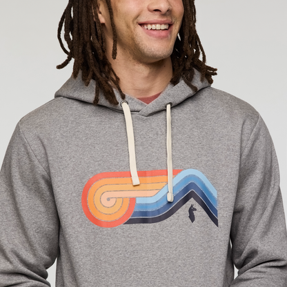 Melting Sunset Pullover Hoodie - Men's - Heather Grey - US 5601