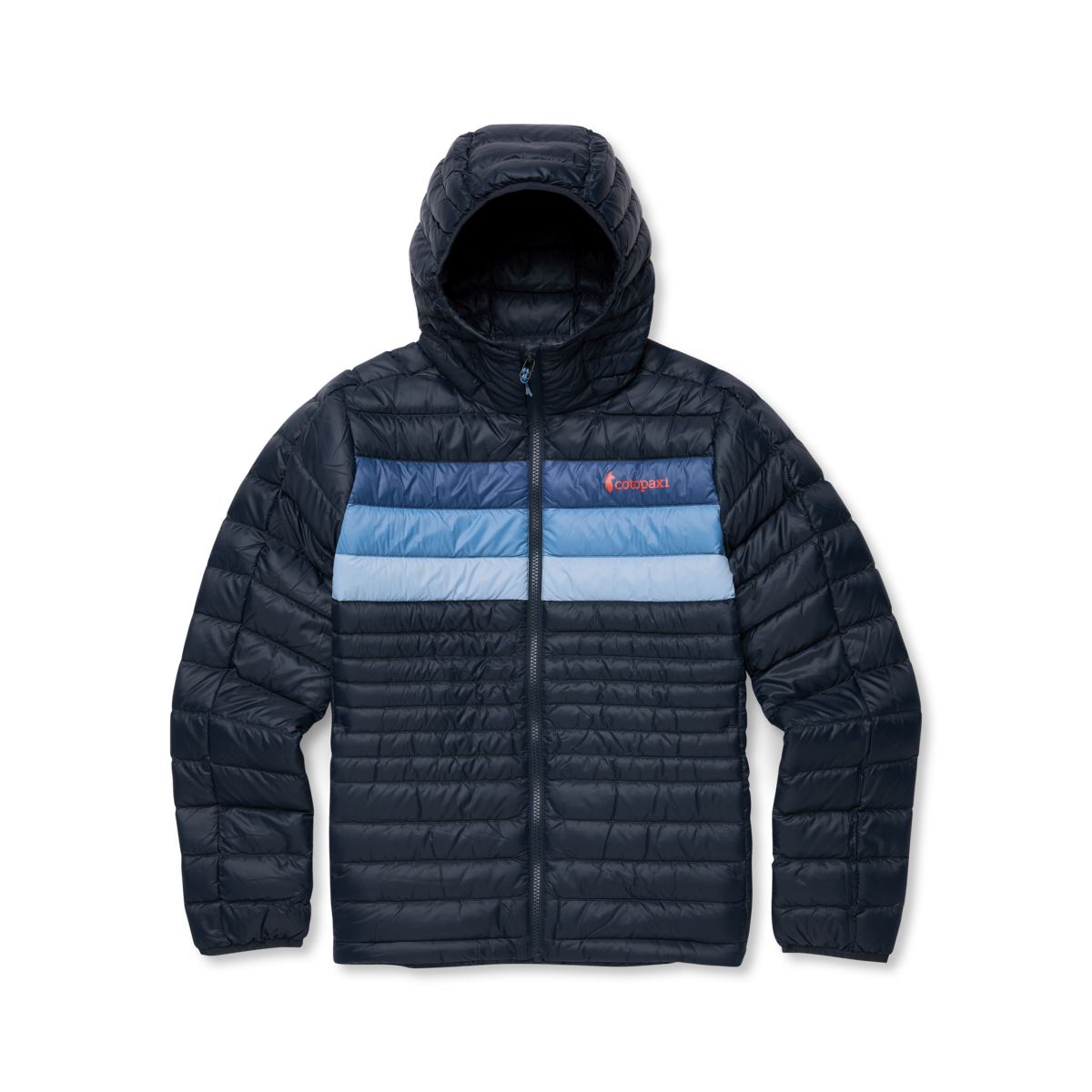 Fuego Down Hooded Jacket - Women's - Carbon Stripes - US 3716