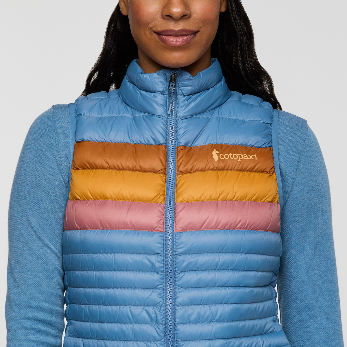 Fuego Down Vest - Women's - Fjord Stripes - US 0004