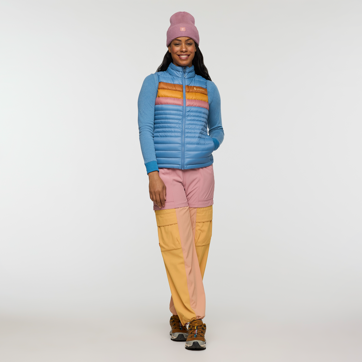 Fuego Down Vest - Women's - Fjord Stripes - US 0004