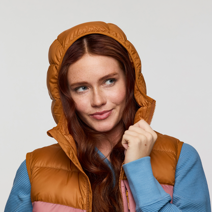 Fuego Max Down Vest - Women's - Sienna/Fjord - US 0841
