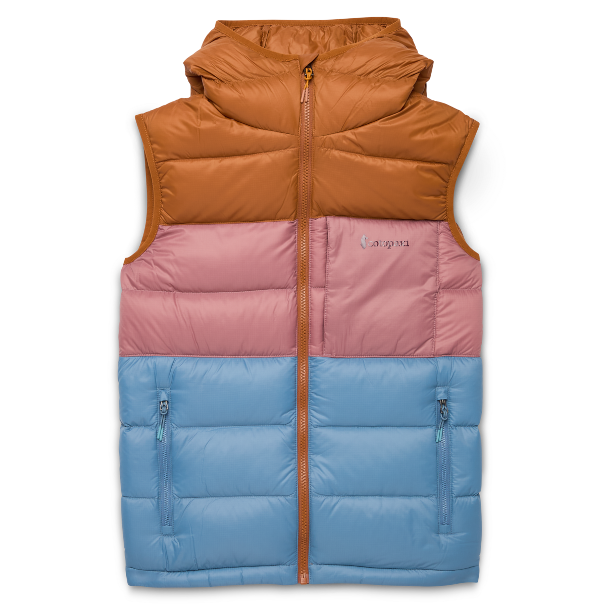 Fuego Max Down Vest - Women's - Sienna/Fjord - US 0841