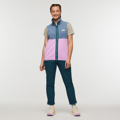 Amado Fleece Vest - Women's - Tempest/Orchid Bloom - US 3253