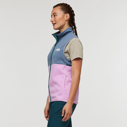 Amado Fleece Vest - Women's - Tempest/Orchid Bloom - US 3253