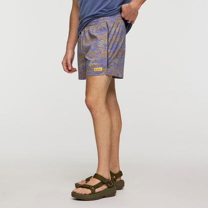 Brinco 5" Short - Print - Men's - Scenic Route Blue Smoke - US 4350
