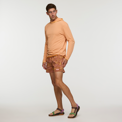 Brinco 5" Short - Print - Men's - Scenic Route Faded Brick - US 1141