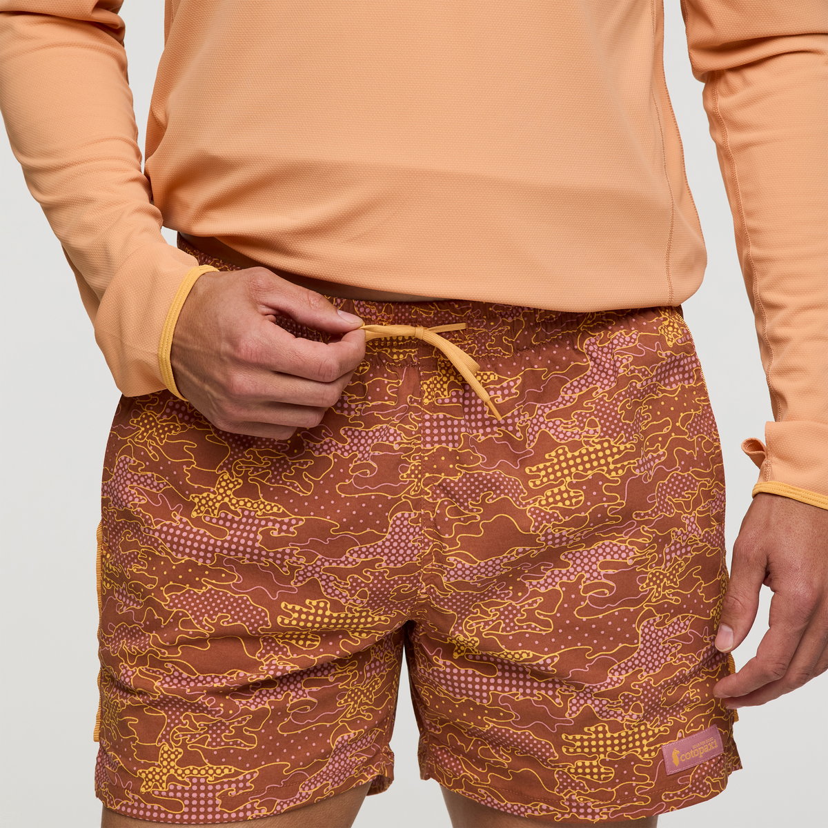 Brinco 5" Short - Print - Men's - Scenic Route Faded Brick - US 1141