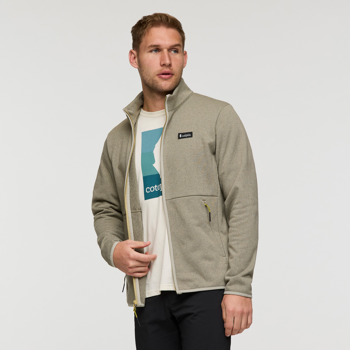 Envo Fleece Full-Zip Jacket - Men's - Heather Pebble - US 5347