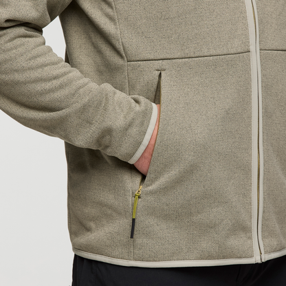 Envo Fleece Full-Zip Jacket - Men's - Heather Pebble - US 5347
