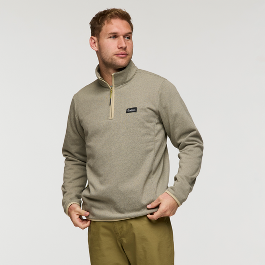 Envo Fleece Quarter-Zip Pullover - Men's - Heather Pebble - US 9192