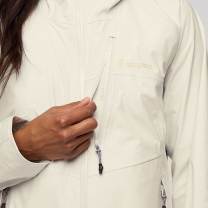 Impermeo 3L Hooded Shell Jacket - Women's - Cotopaxi Bone - US 0431