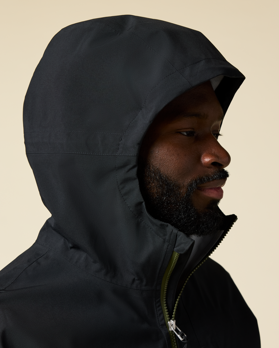 Cielo Rain Jacket - Men's - All Black - US 3132
