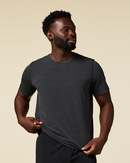 Empaca Crew T-Shirt - Men's - Heather Black - US 0666