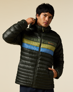 Fuego Down Hooded Jacket - Men's - Woods Stripes - US 1063
