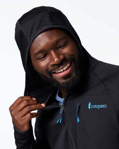 Otero Fleece Full-Zip Hooded Jacket - Men's - Cotopaxi Black - US 8356