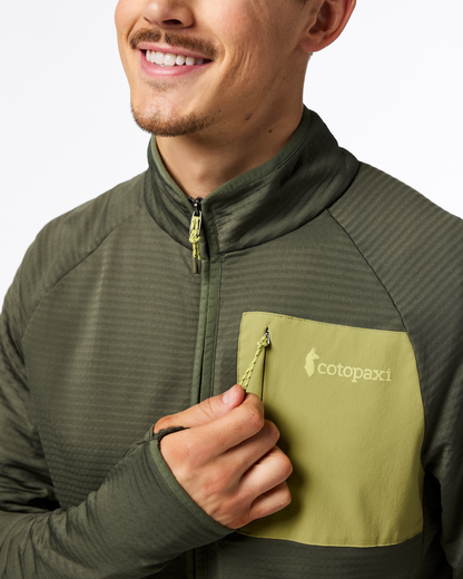 Otero Fleece Half-Zip Pullover - Men's - Fatigue - US 5483