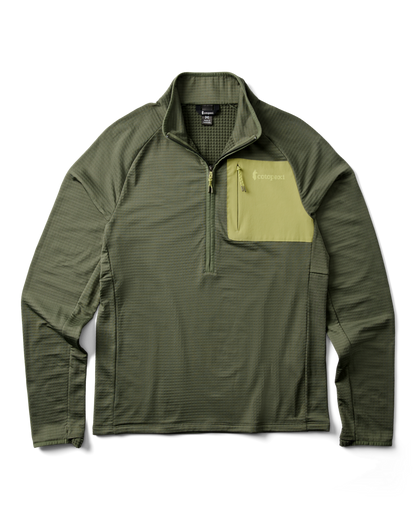 Otero Fleece Half-Zip Pullover - Men's - Fatigue - US 5483