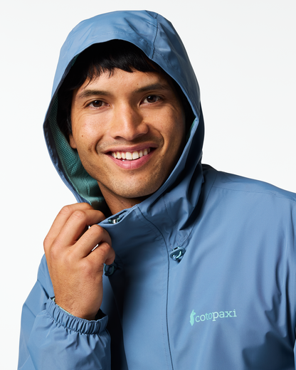 Rayu Rain Jacket - Men's - Steel Blue/Everglade - US 3111