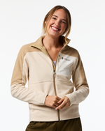 Abrazo Fleece Full-Zip Jacket - Women's - Khaki/Cream - US 1126