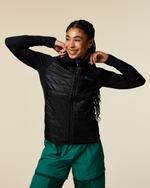 Capa Hybrid Insulated Hooded Jacket - Women's - Cotopaxi Black - US 9461