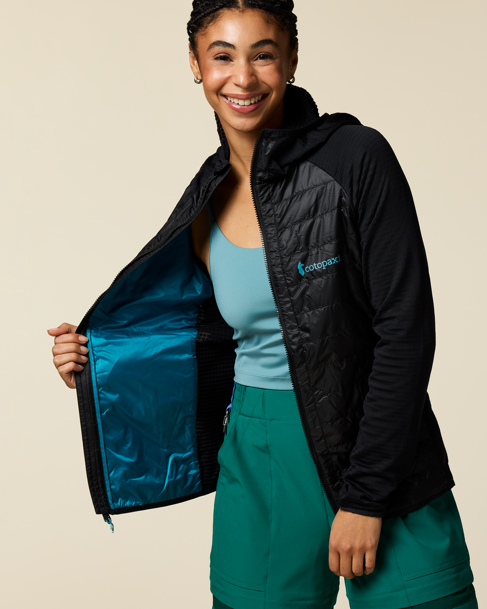 Capa Hybrid Insulated Hooded Jacket - Women's - Cotopaxi Black - US 9461