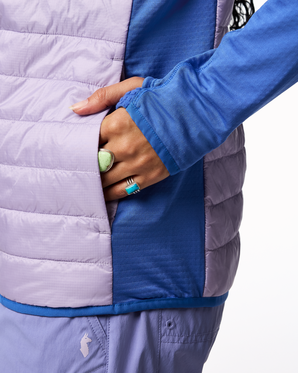 Capa Hybrid Insulated Jacket - Women's - Azure/Moonbeam - US 4462