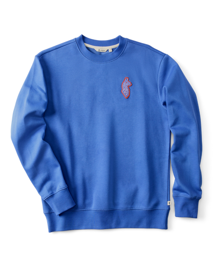 Lava Llama Crew Sweatshirt - Women's - Azure - US 2452