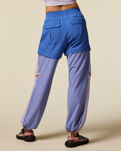 Losdos Zip-Off Pant - Women's - Azure/Aster - US 9534
