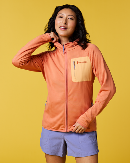 Otero Fleece Full-Zip Hooded Jacket - Women's - Grapefruit - US 0749