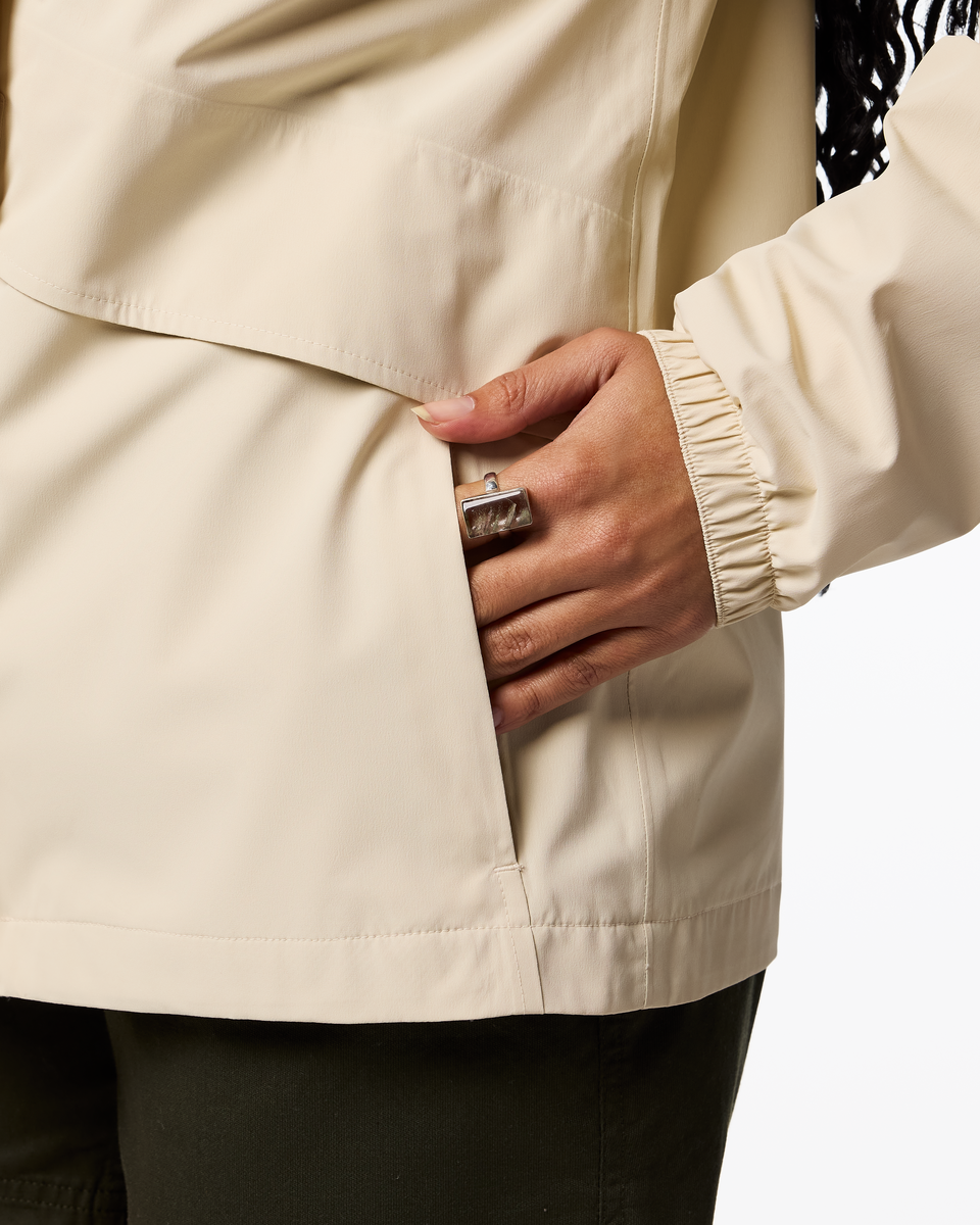 Rayu Rain Jacket - Women's - Cream - US 0105