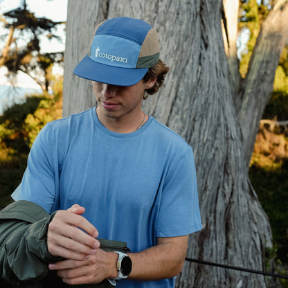 Cotopaxi Tech 5-Panel Hat - Black/Cinder - US 9507