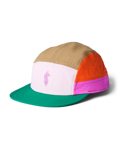 Cotopaxi X FP Movement Tech 5-Panel Hat - Powder Pink/Green Glow - US 3168