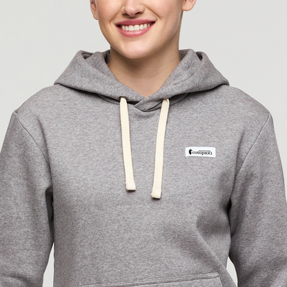 Llama Patch Pullover Hoodie - Women's - Heather Grey - US 1984